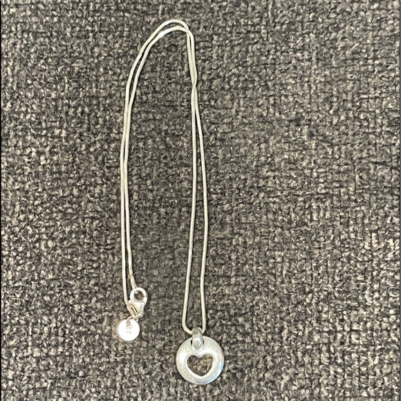 Tiffany and Co. Vintage Double  Heart necklace - Picture 1 of 6